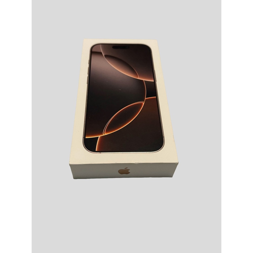 Apple iPhone 16 Pro Empty Retail Box Desert Titanium 256GB MYMJ3LL/A